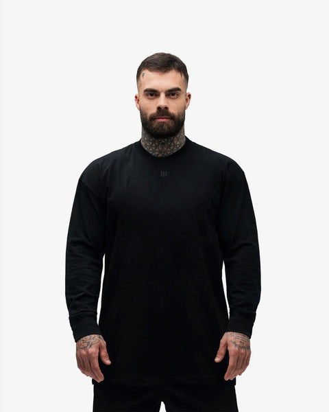 Camiseta Manga Longa Preto Mith Nation