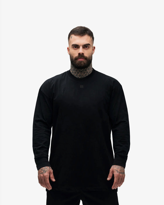 Camiseta Manga Longa Preto Mith Nation