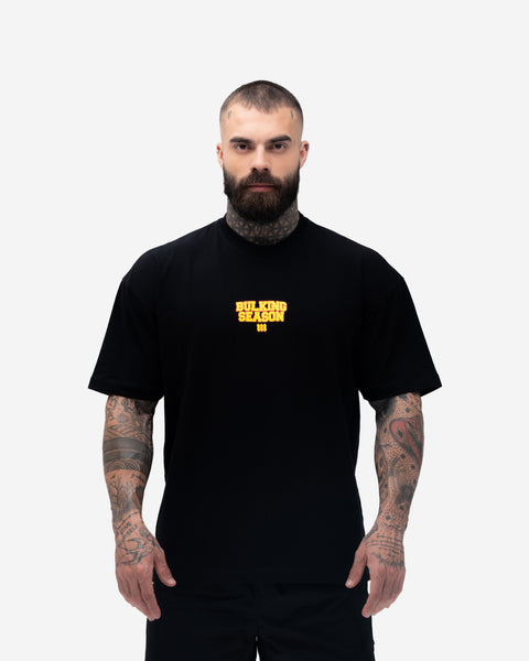 Camiseta Oversized Treino Mith Quem Faz Dieta é Atleta Preto