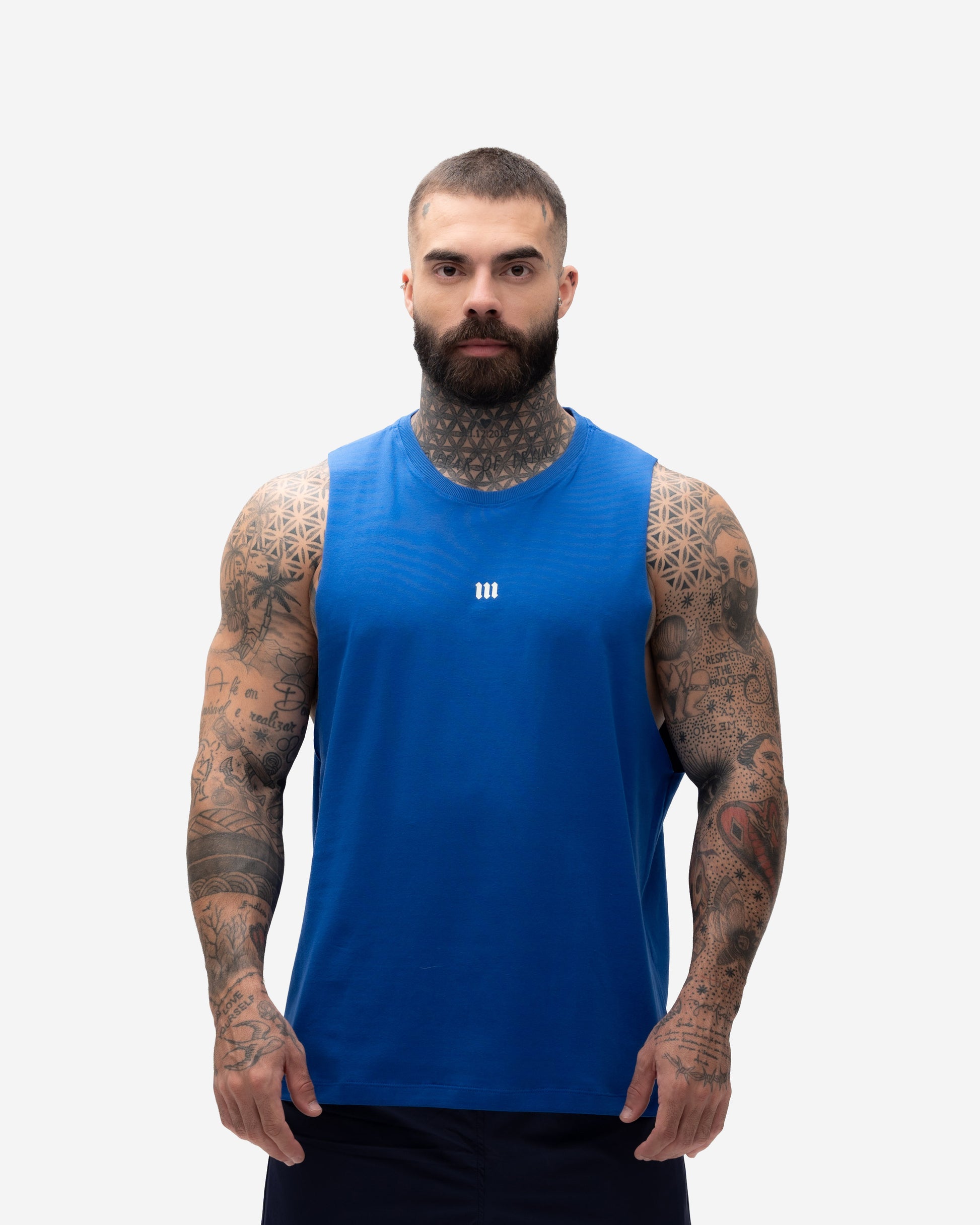 Regata Cut Off Treino Azul Mith Nation