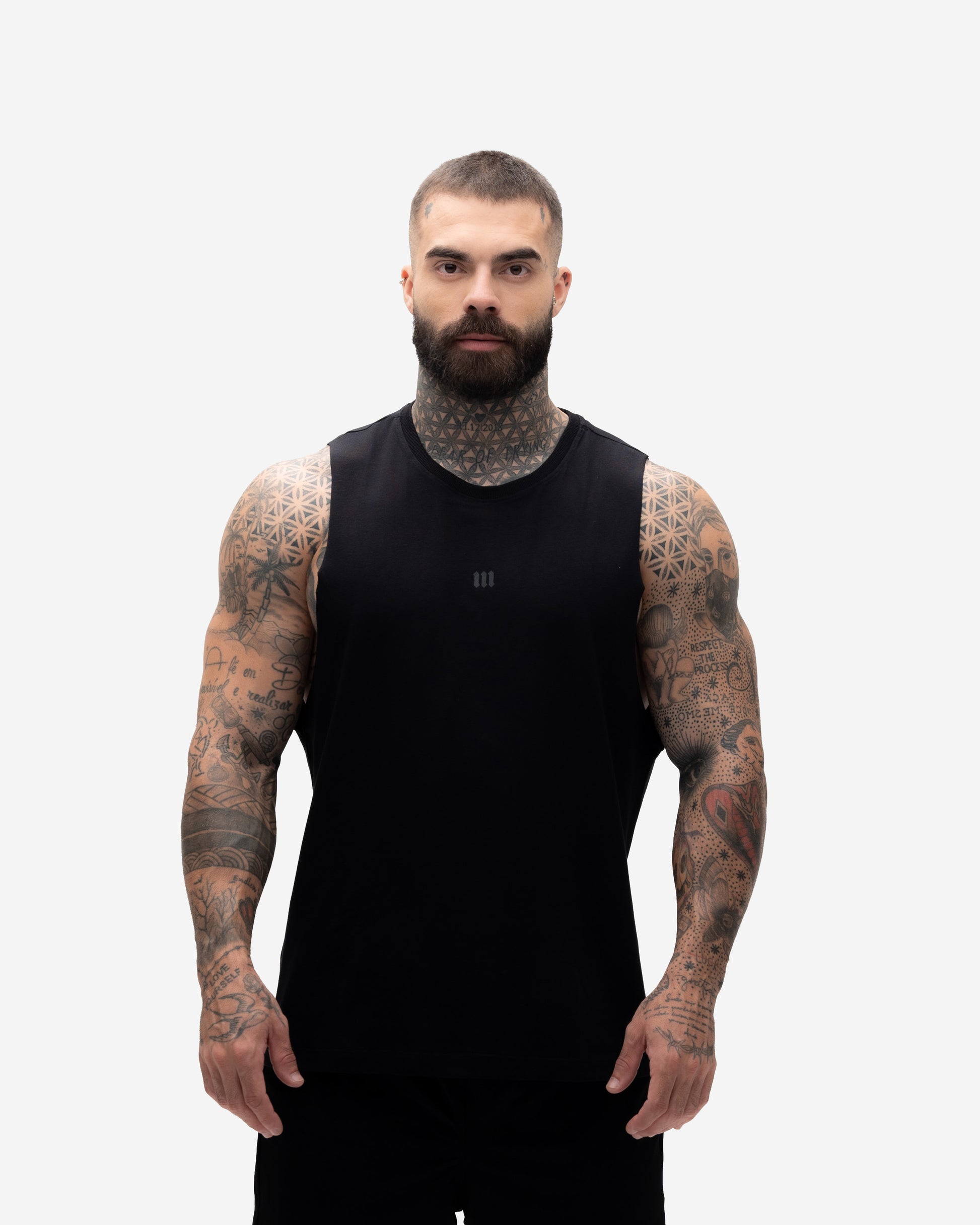 Regata Cut Off Treino Preto Mith Nation