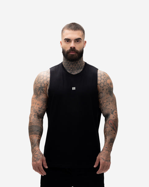 Regata Cut Off Mith Nation Doodle Preto