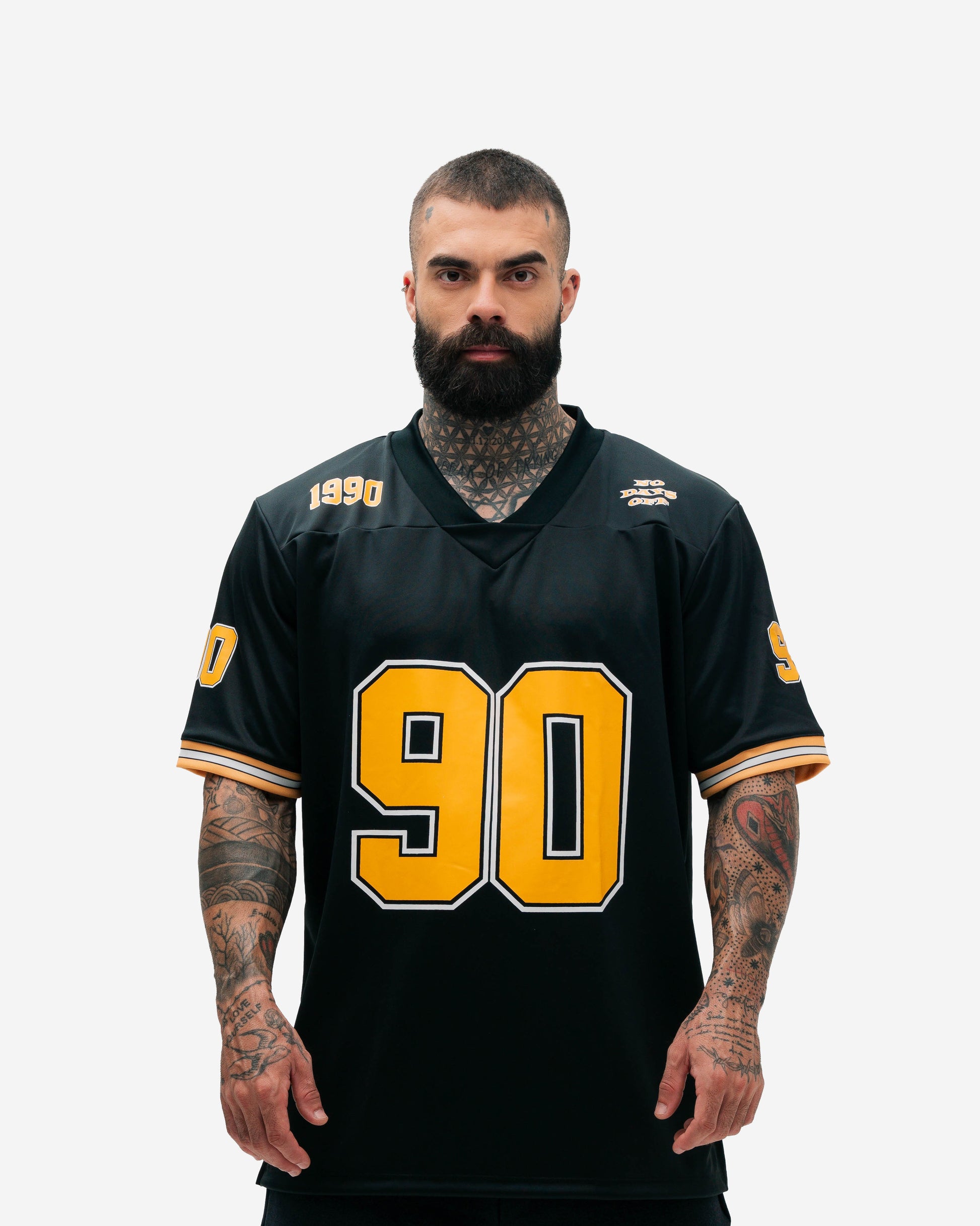 Jersey Oversized Preto Comam Frutas Bulldog