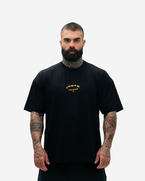 Camiseta Oversized Treino Preto Gold's Gym