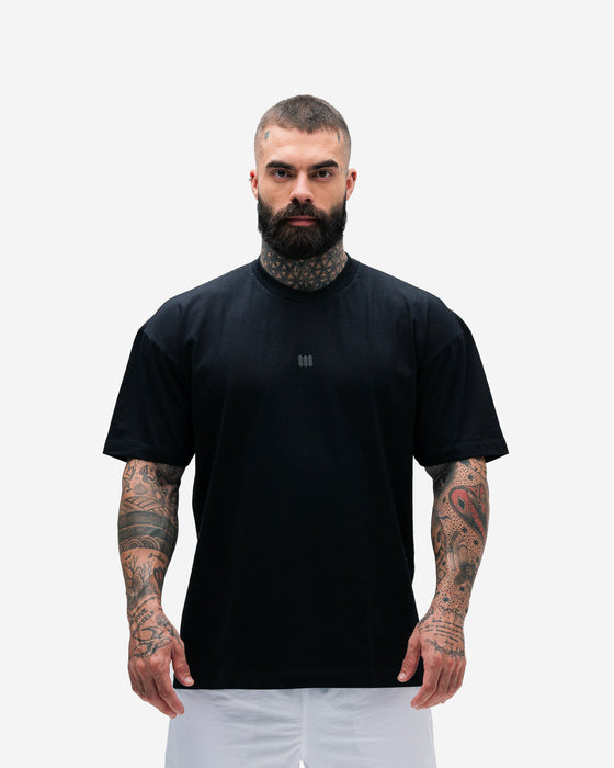 Camiseta Oversized Heavy Mith Nation Logo Preto