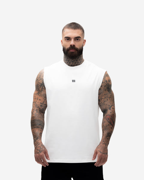 Regata Drop Shoulder Treino Off White Mith Nation Doodle Grid