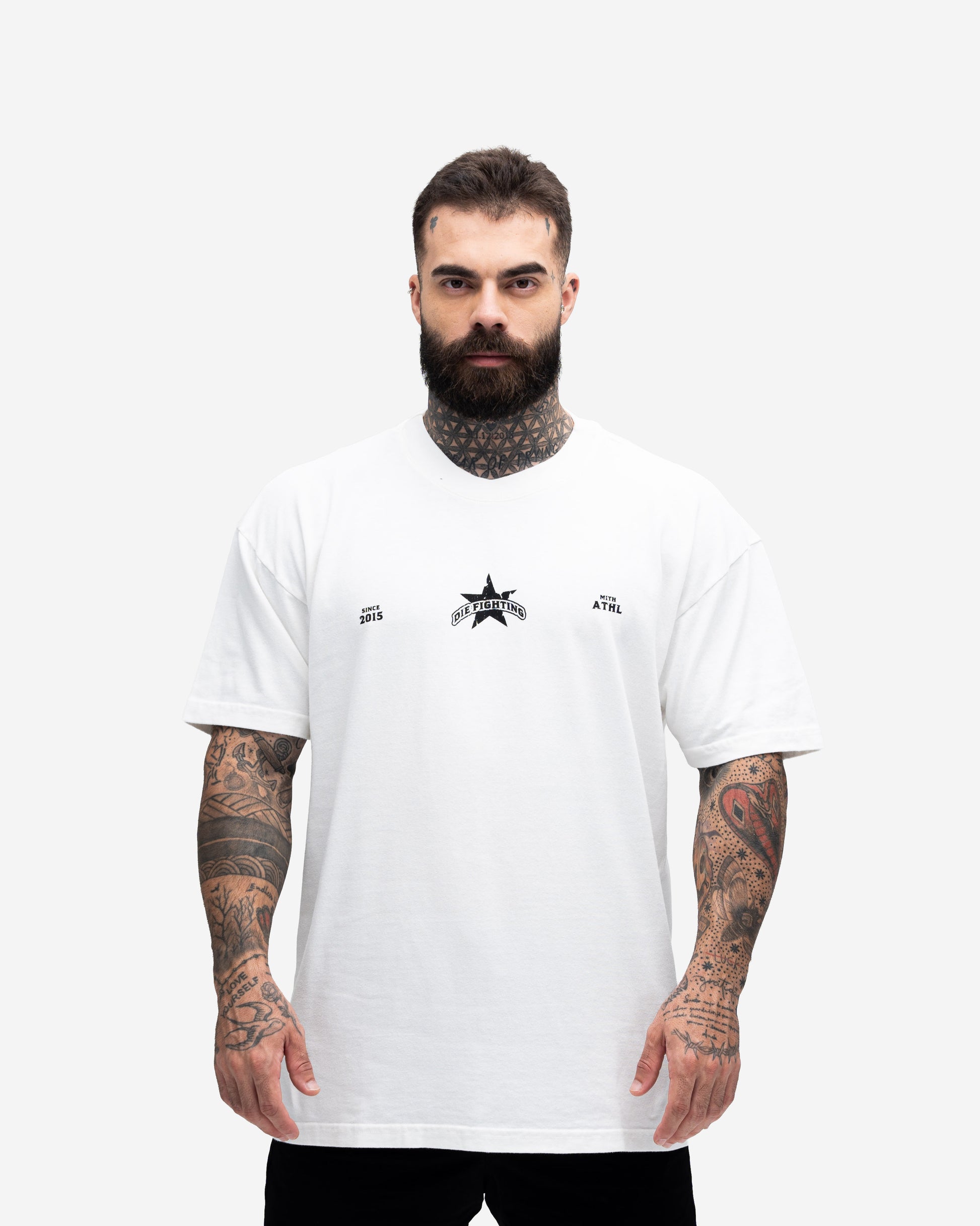Camiseta Oversized Heavy Mith Legacy Off White