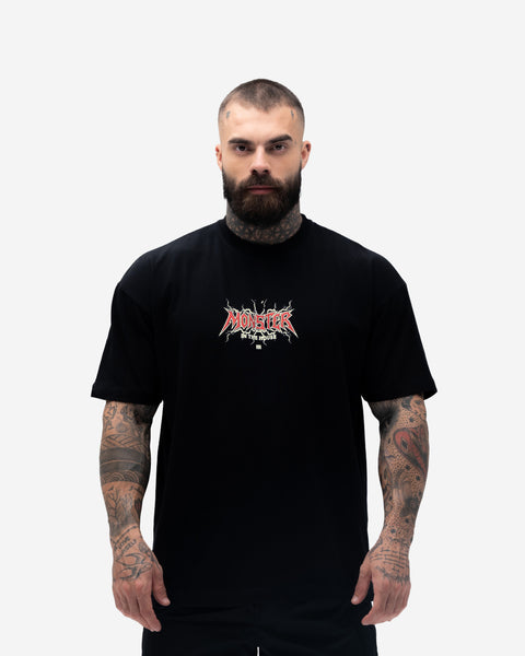 Camiseta Oversized Treino Mith Monster in The House Preto