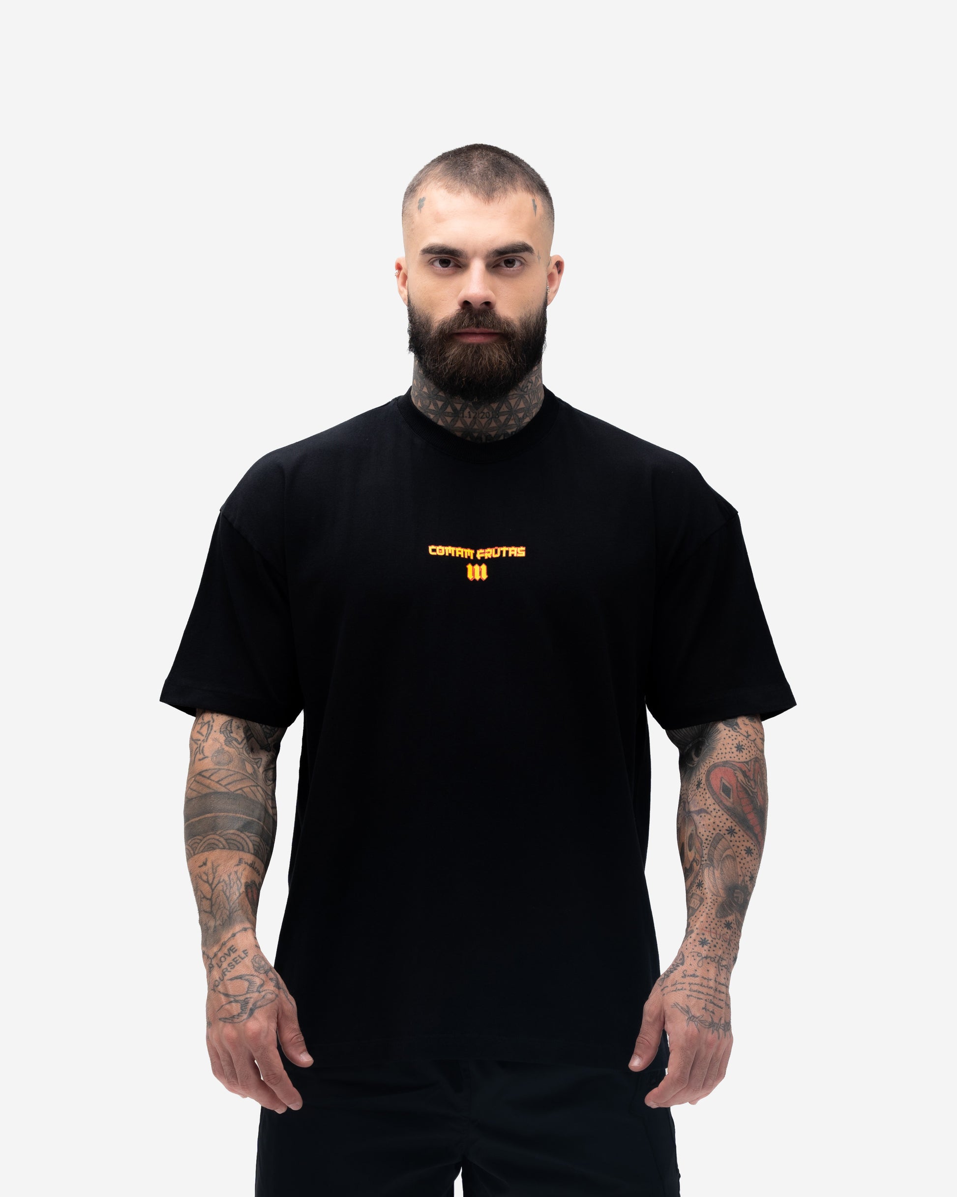 Camiseta Oversized Treino Mith Hanya Preto