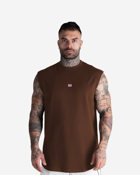 Regata Drop Shoulder Sleveless Marrom Mith Nation Training Dept.