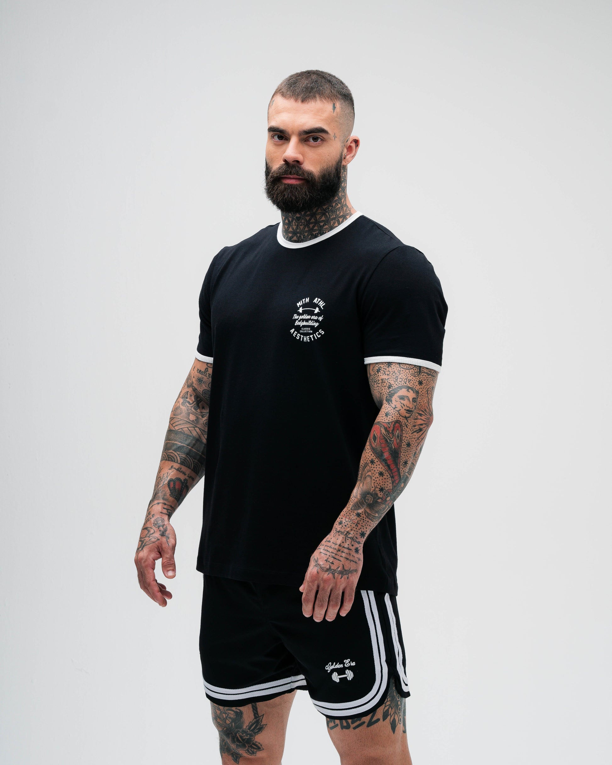 Camiseta Golden Era Preta Athl Aesthetics