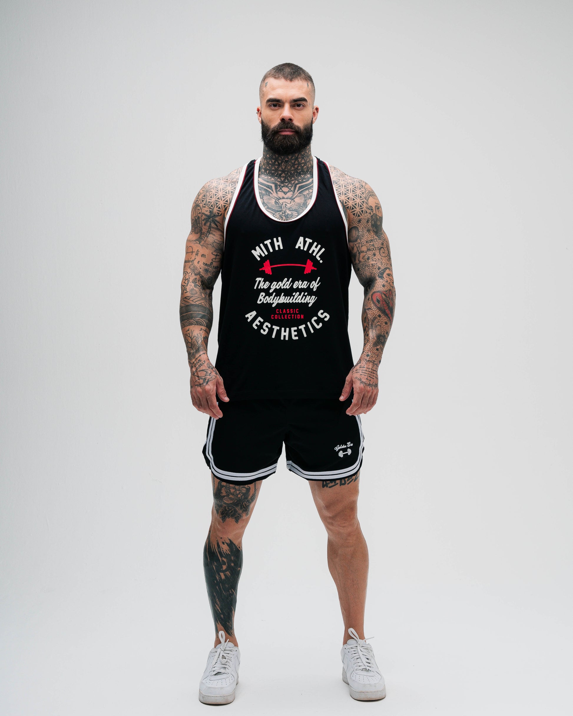 Regata Wide Golden Era Preta Athl Aesthetics