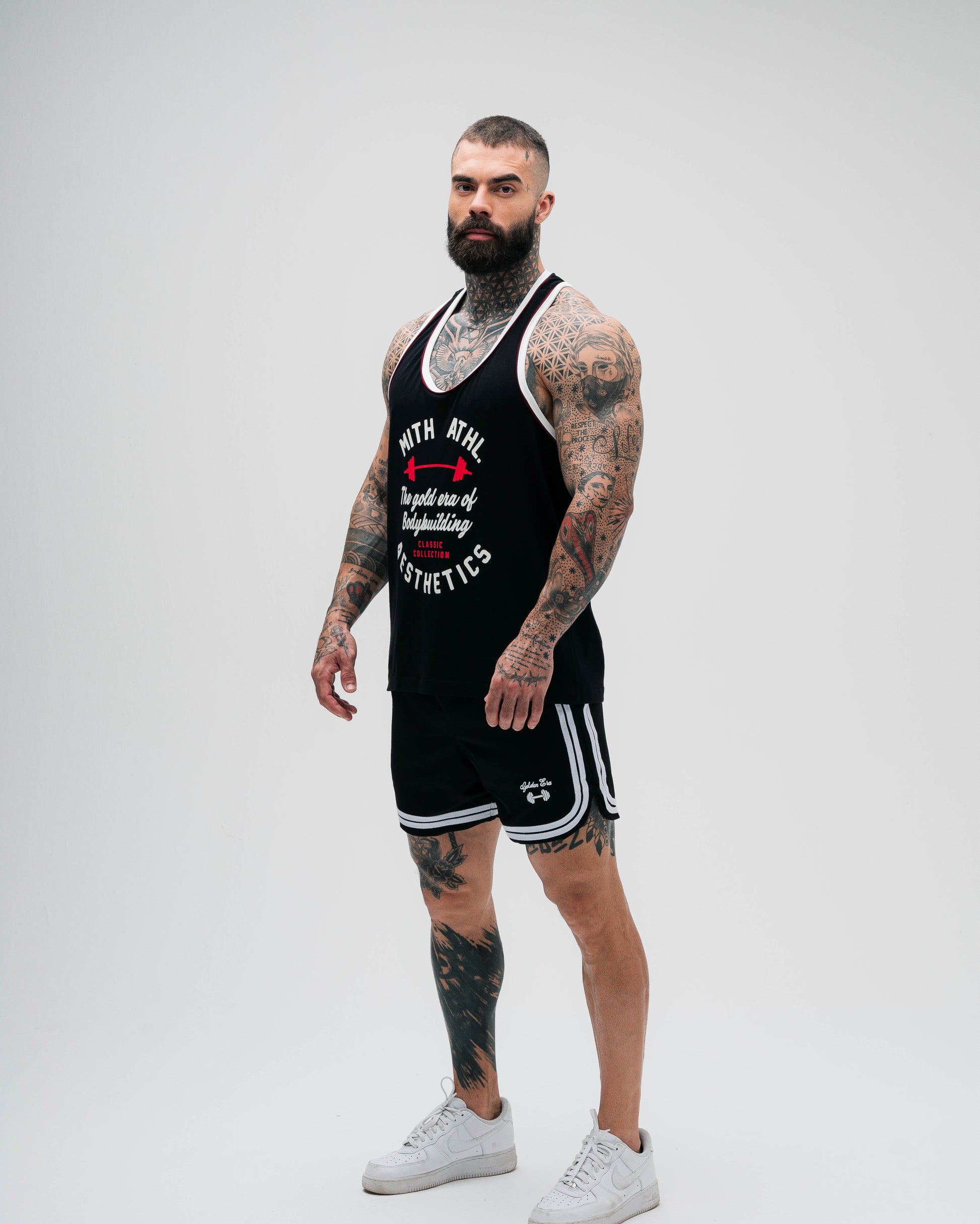 Regata Wide Golden Era Preta Athl Aesthetics