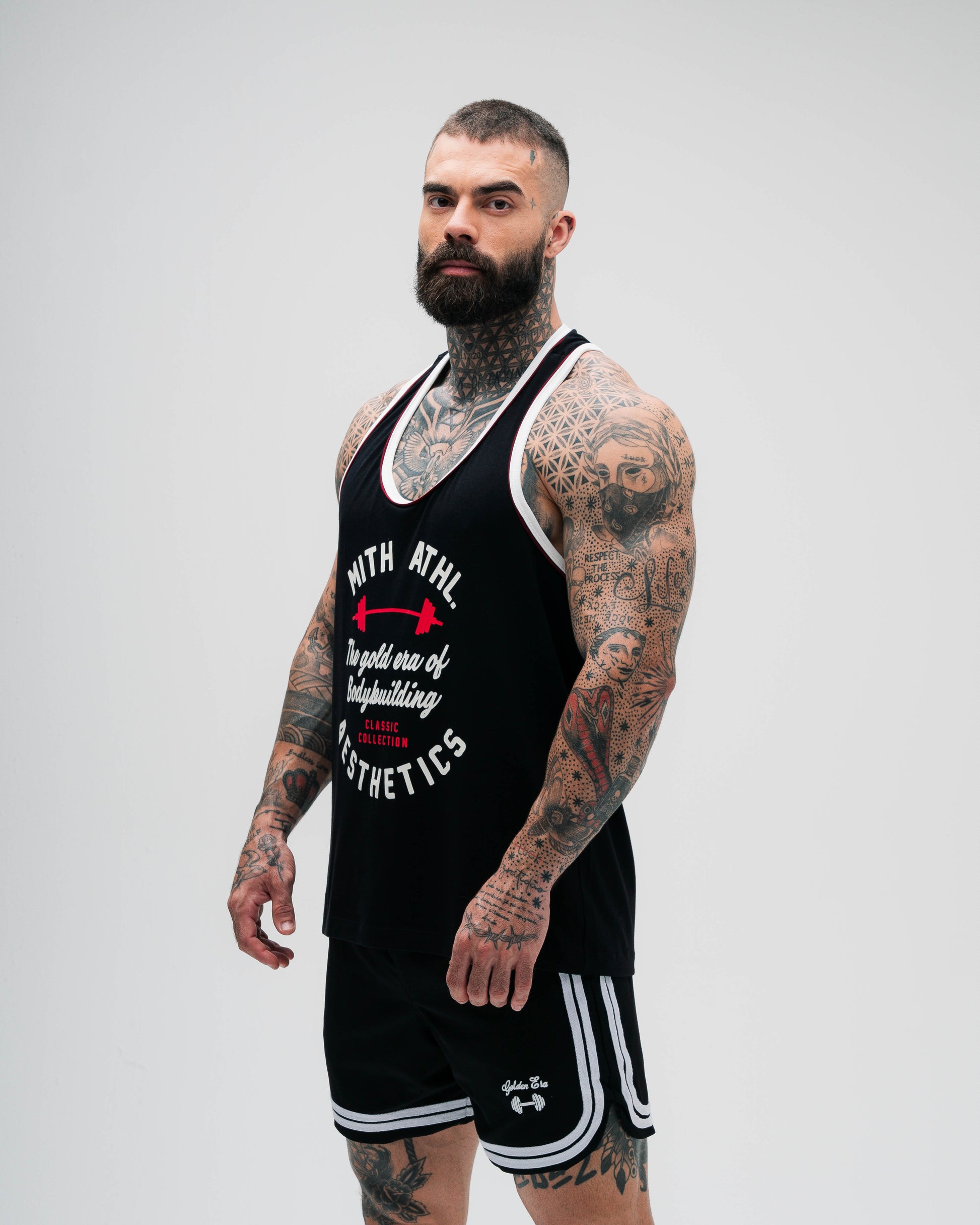 Regata Wide Golden Era Preta Athl Aesthetics