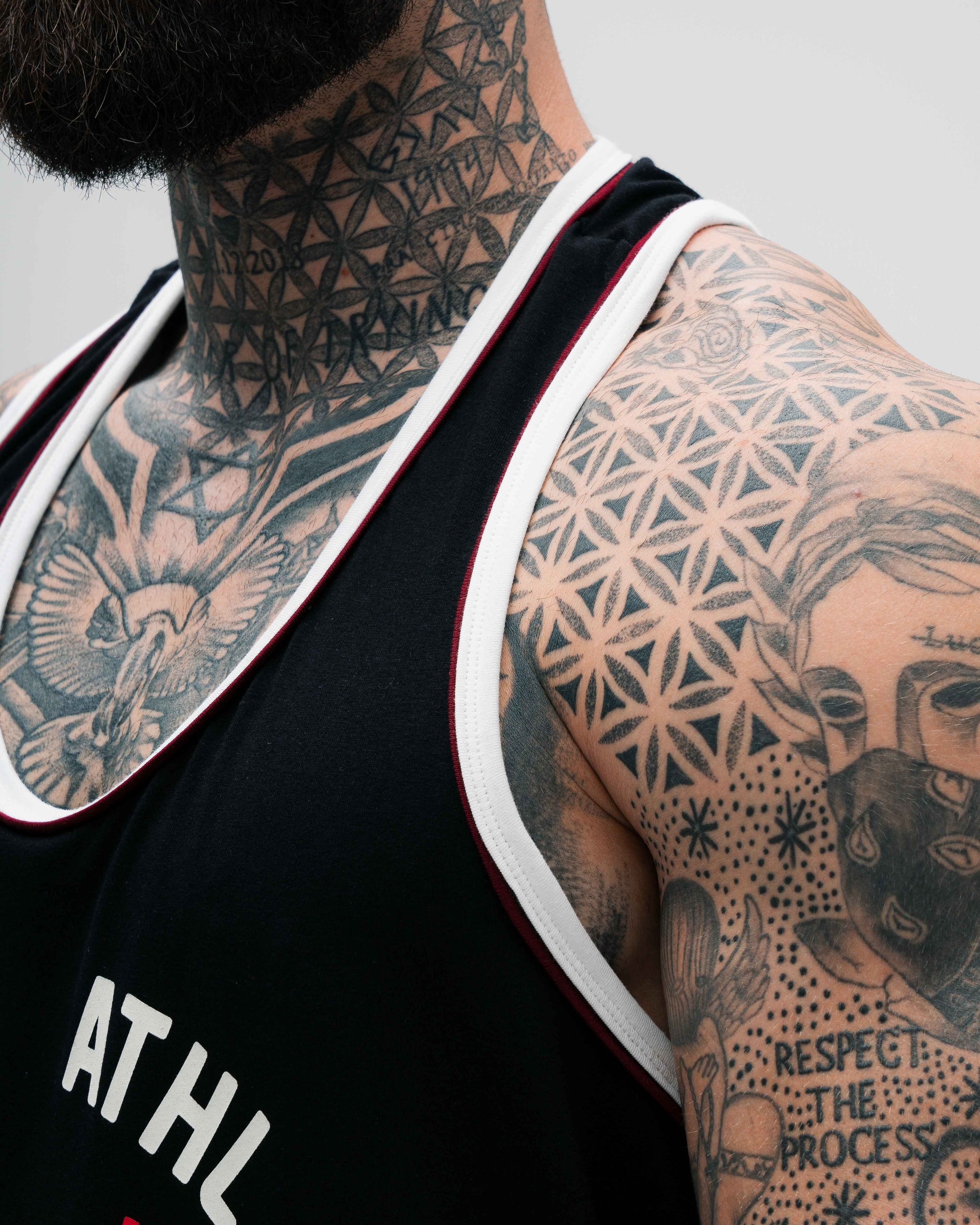 Regata Wide Golden Era Preta Athl Aesthetics