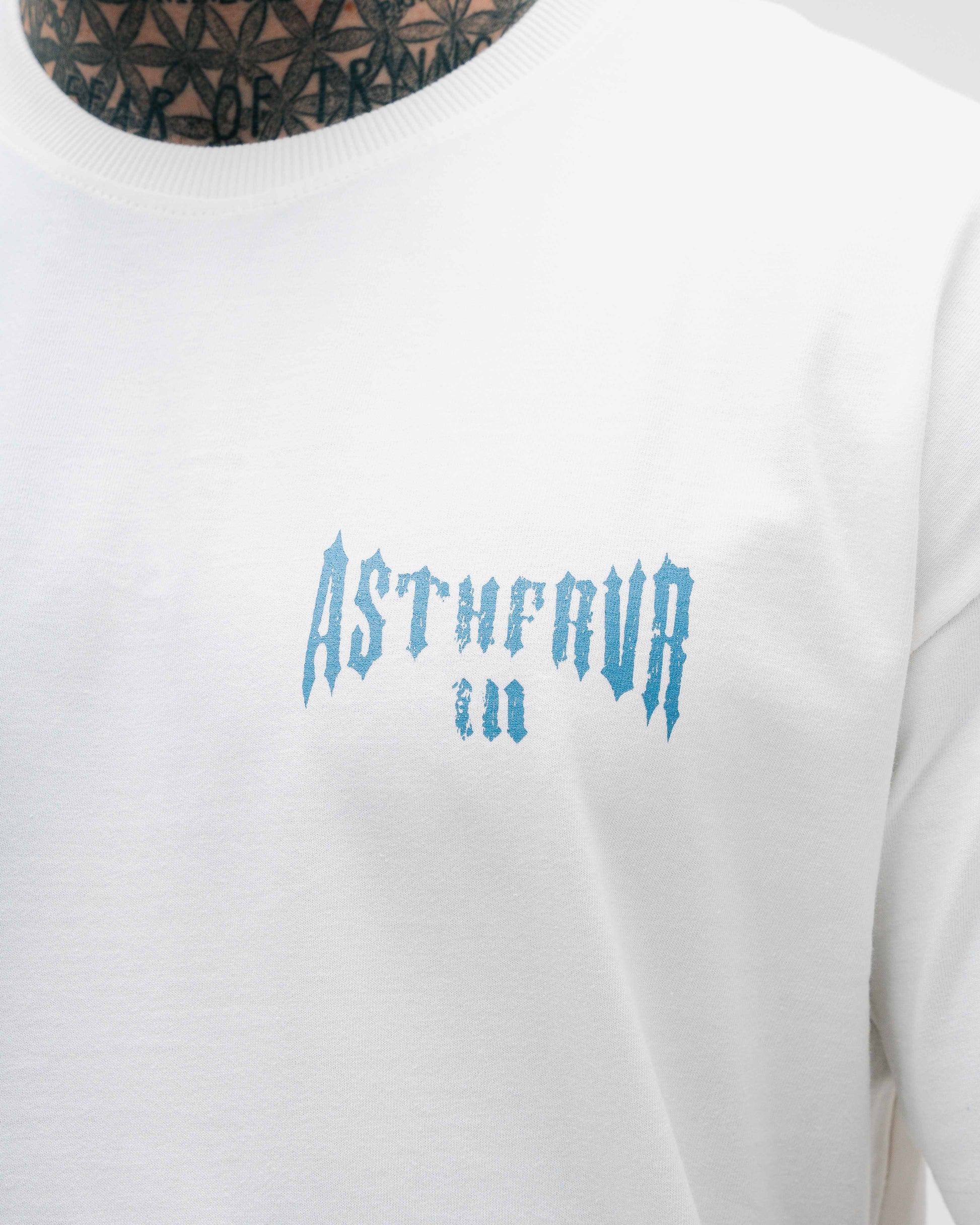 Camiseta Oversized Heavy Off White Mith Nation Lifting Club