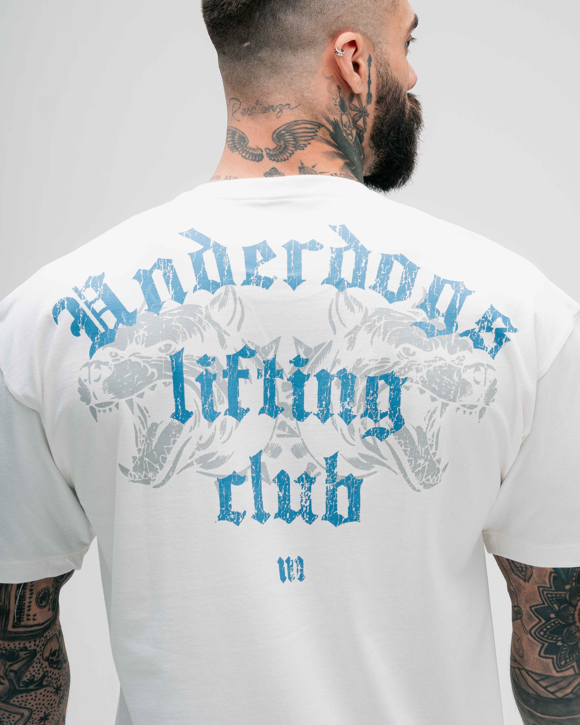 Camiseta Oversized Heavy Off White Mith Nation Lifting Club
