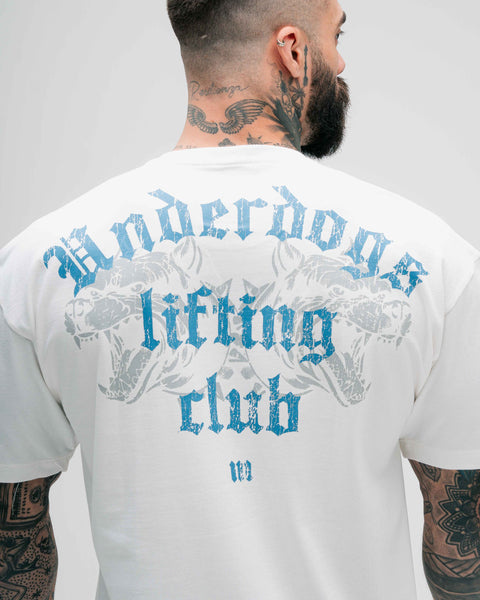 Camiseta Oversized Heavy Off White Mith Nation Lifting Club