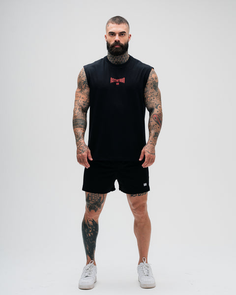 Regata Drop Sholder Slevelles Preto Mith Nation Lifting Club