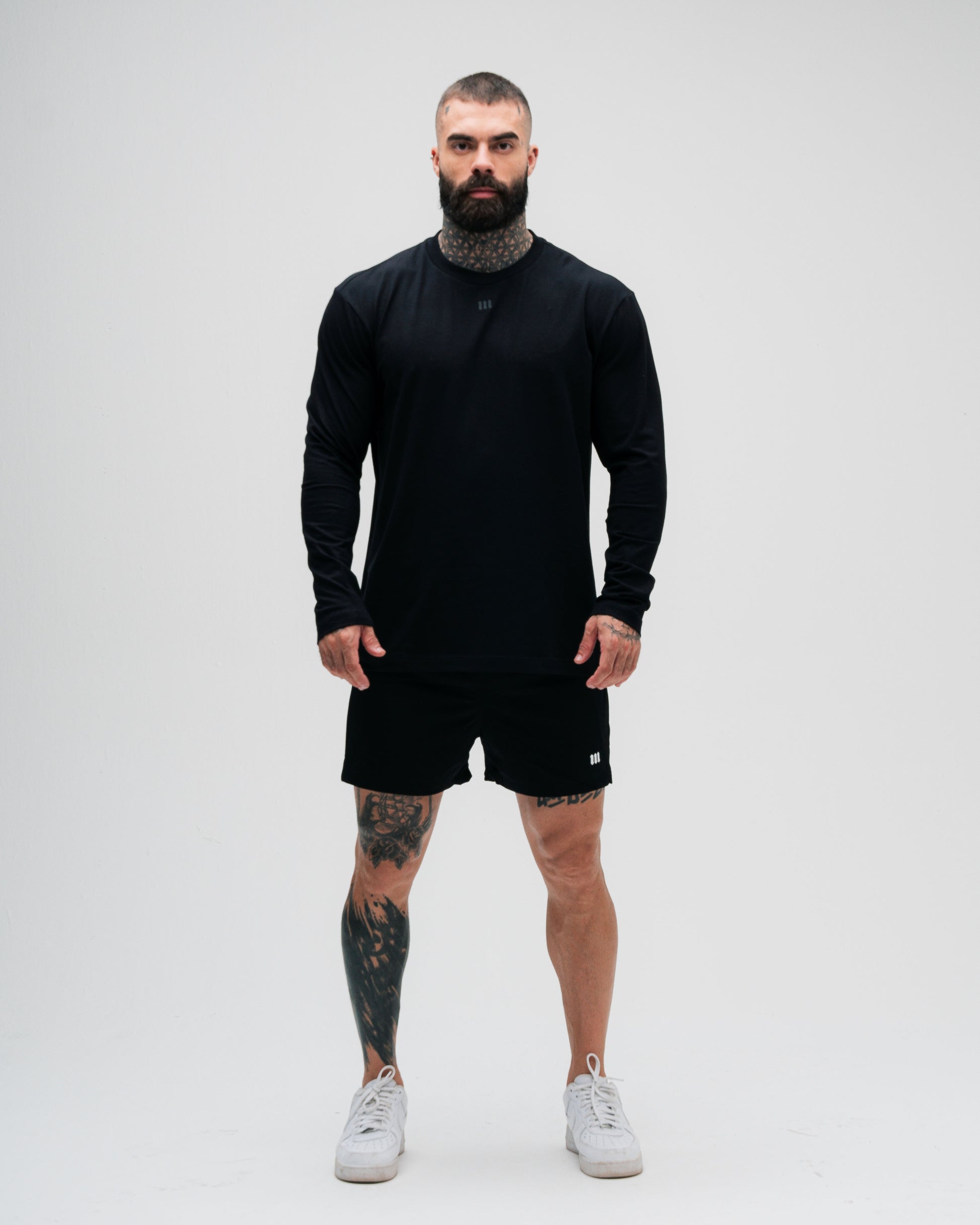 Camiseta Manga Longa Preto Mith Nation