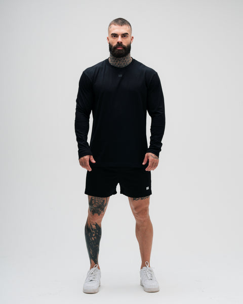 Camiseta Manga Longa Preto Mith Nation