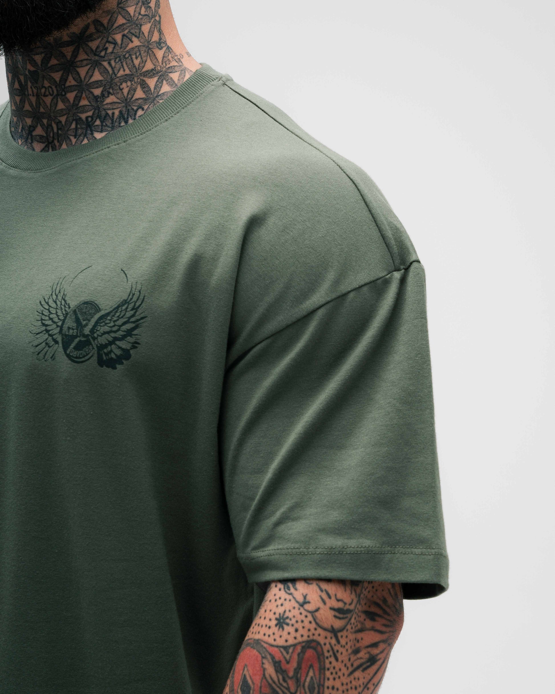 Camiseta Oversized Treino Verde Mith Nation Aesthetics Forever