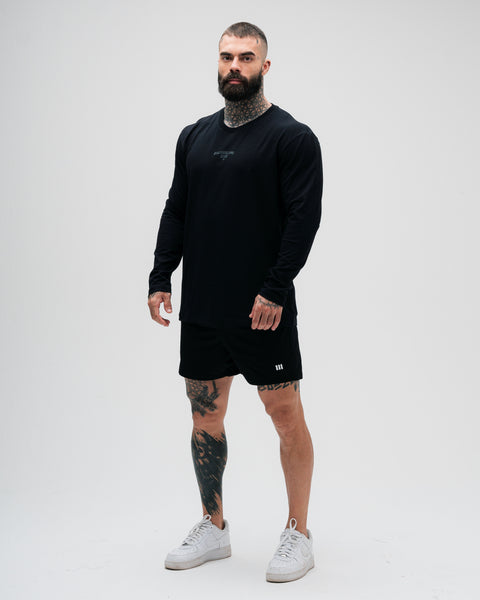 Camiseta Manga Longa Preto Mith Nation Experience Across