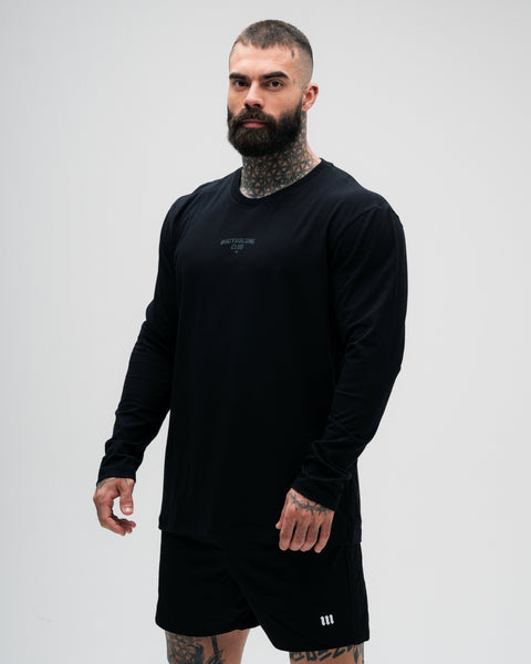 Camiseta Manga Longa Preto Mith Nation Experience Across