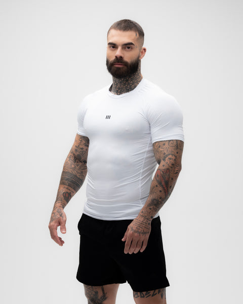 Camiseta Compressão Mith Nation Branco