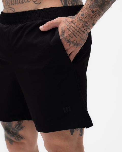 Shorts Curto de Tactel Preto Mith Nation Soft
