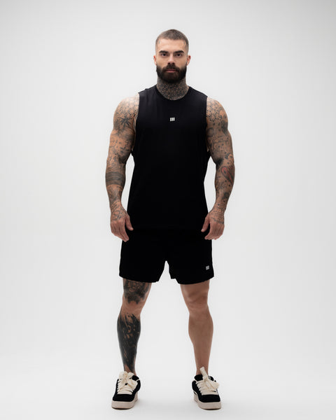 Regata Cut Off Mith Nation Doodle Preto