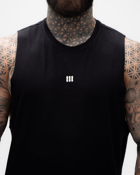 Regata Cut Off Mith Nation Doodle Preto