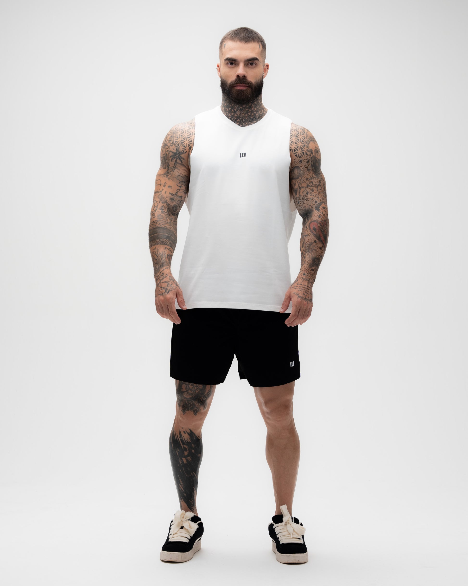 Regata Cut Off Mith Nation Doodle Off White