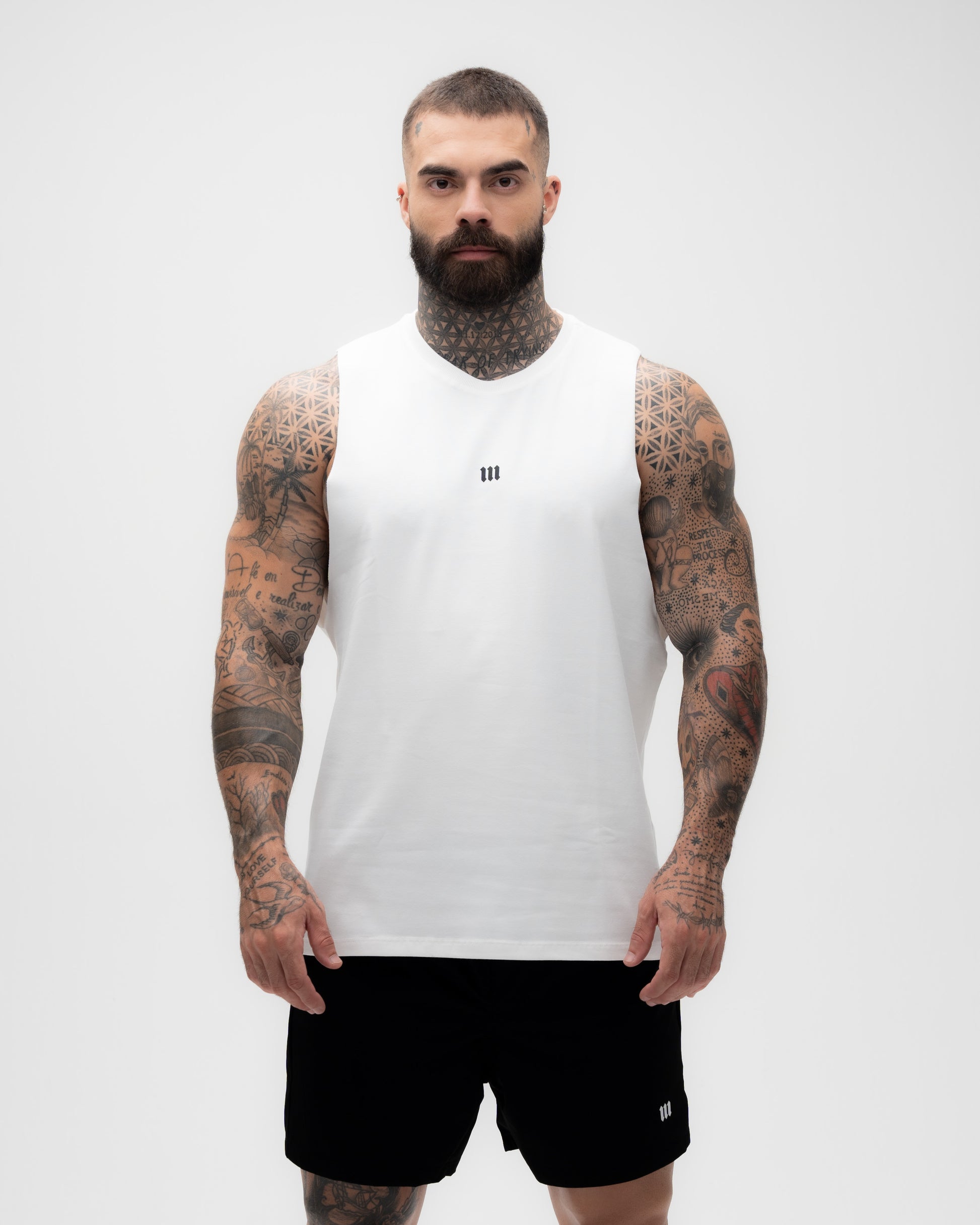 Regata Cut Off Mith Nation Doodle Off White