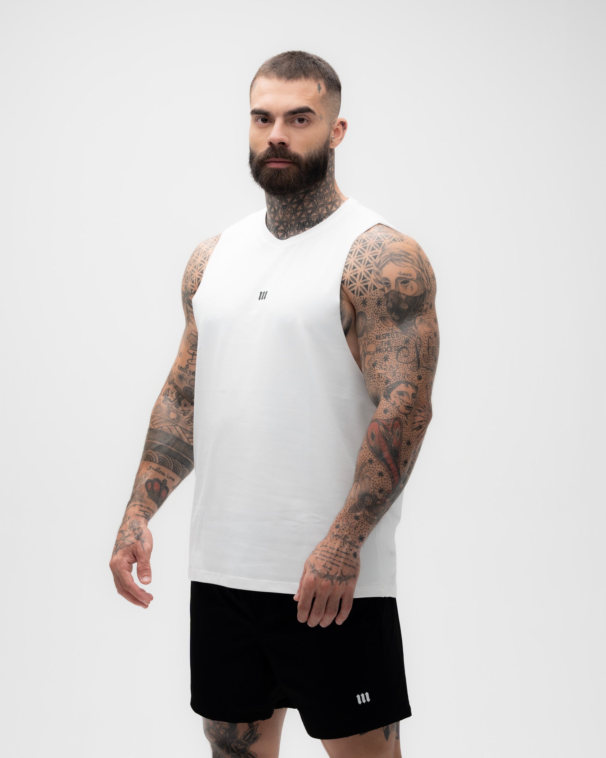 Regata Cut Off Mith Nation Doodle Off White