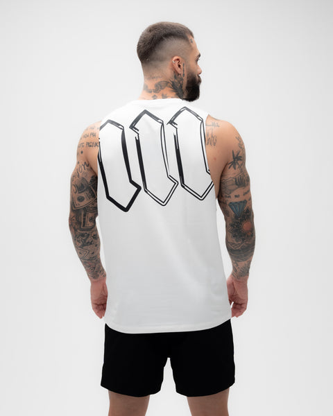 Regata Cut Off Mith Nation Doodle Off White