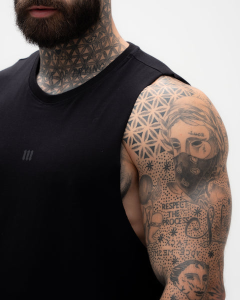 Regata Cut Off Treino Preto Mith Nation