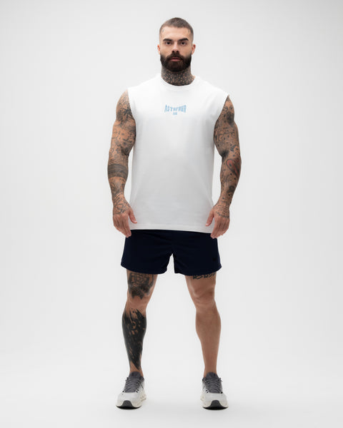 Regata Drop Sholder Slevelles Mith Nation Lifting Club Off White