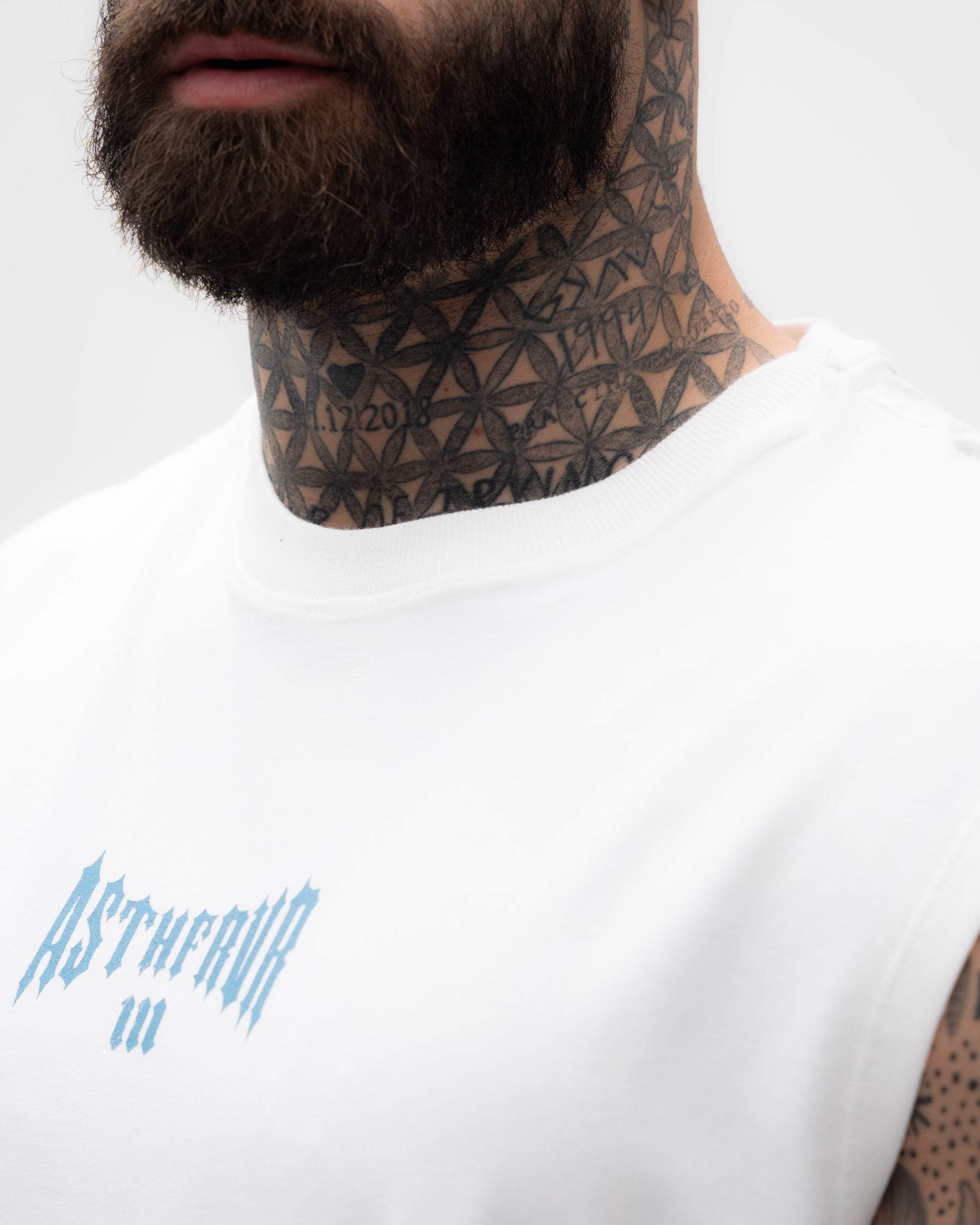 Regata Drop Sholder Slevelles Mith Nation Lifting Club Off White