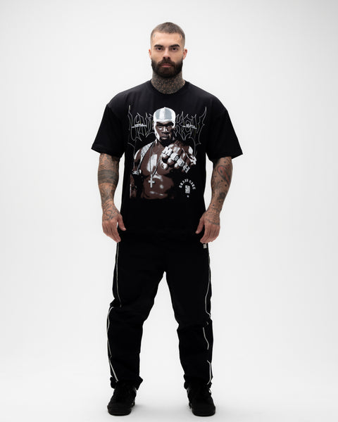 Camiseta Oversized Treino 50 Cent Preto
