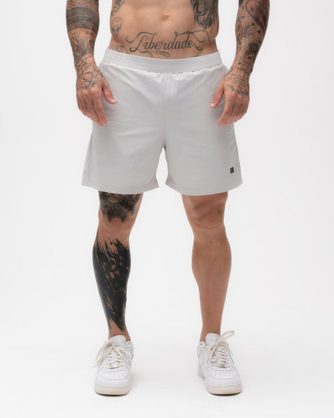 Shorts Curto de Tactel Mith Nation Soft Cinza