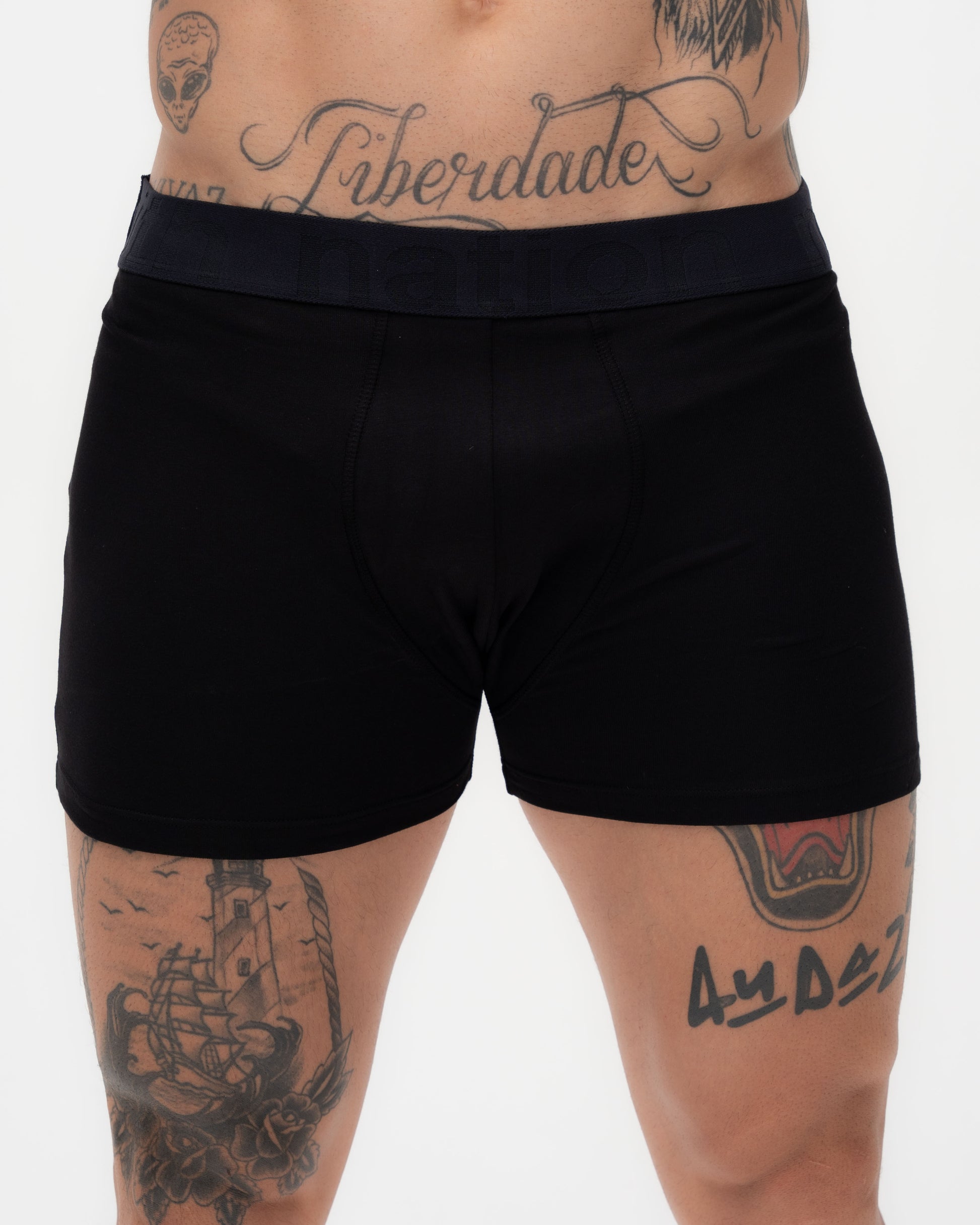 Cueca Cotton Mith Nation Preto