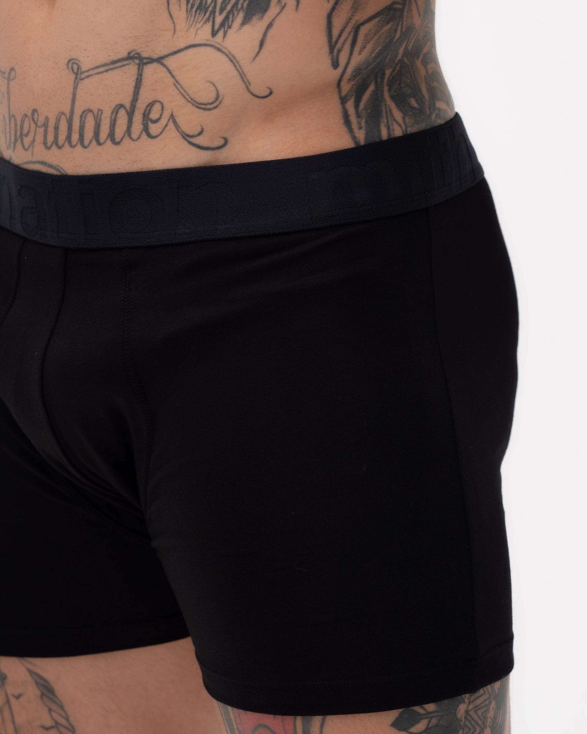 Cueca Cotton Mith Nation Preto
