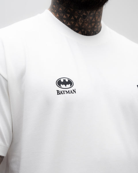 Camiseta Oversized Treino Mith X Batman Dark Knight Off White
