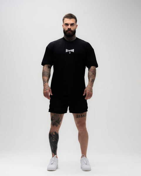 Camiseta Oversized Treino Mith X Batman Aesthetic Forever Preto