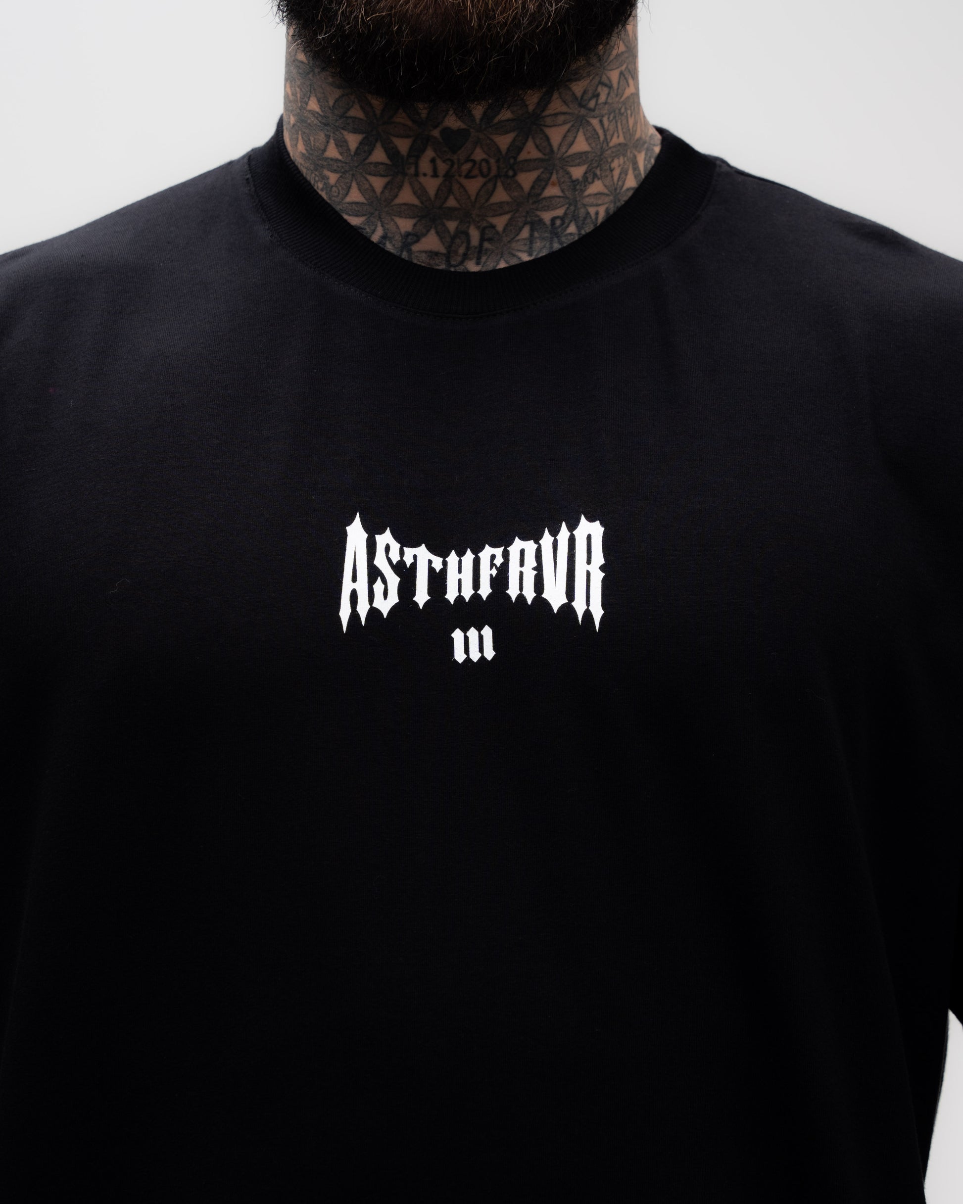 Camiseta Oversized Treino Mith X Batman Aesthetic Forever Preto