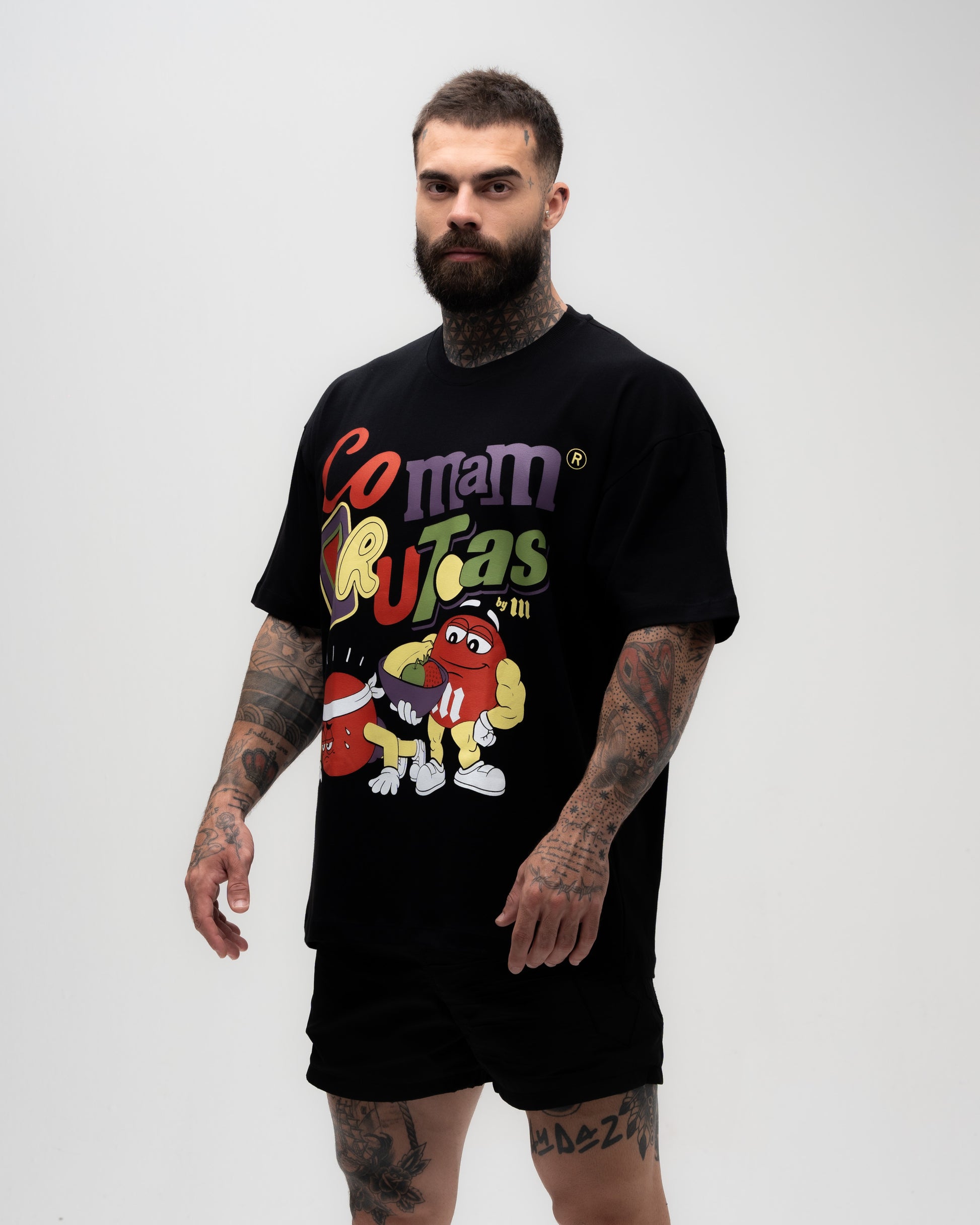 Camiseta Oversized Treino Mith MMs Preto