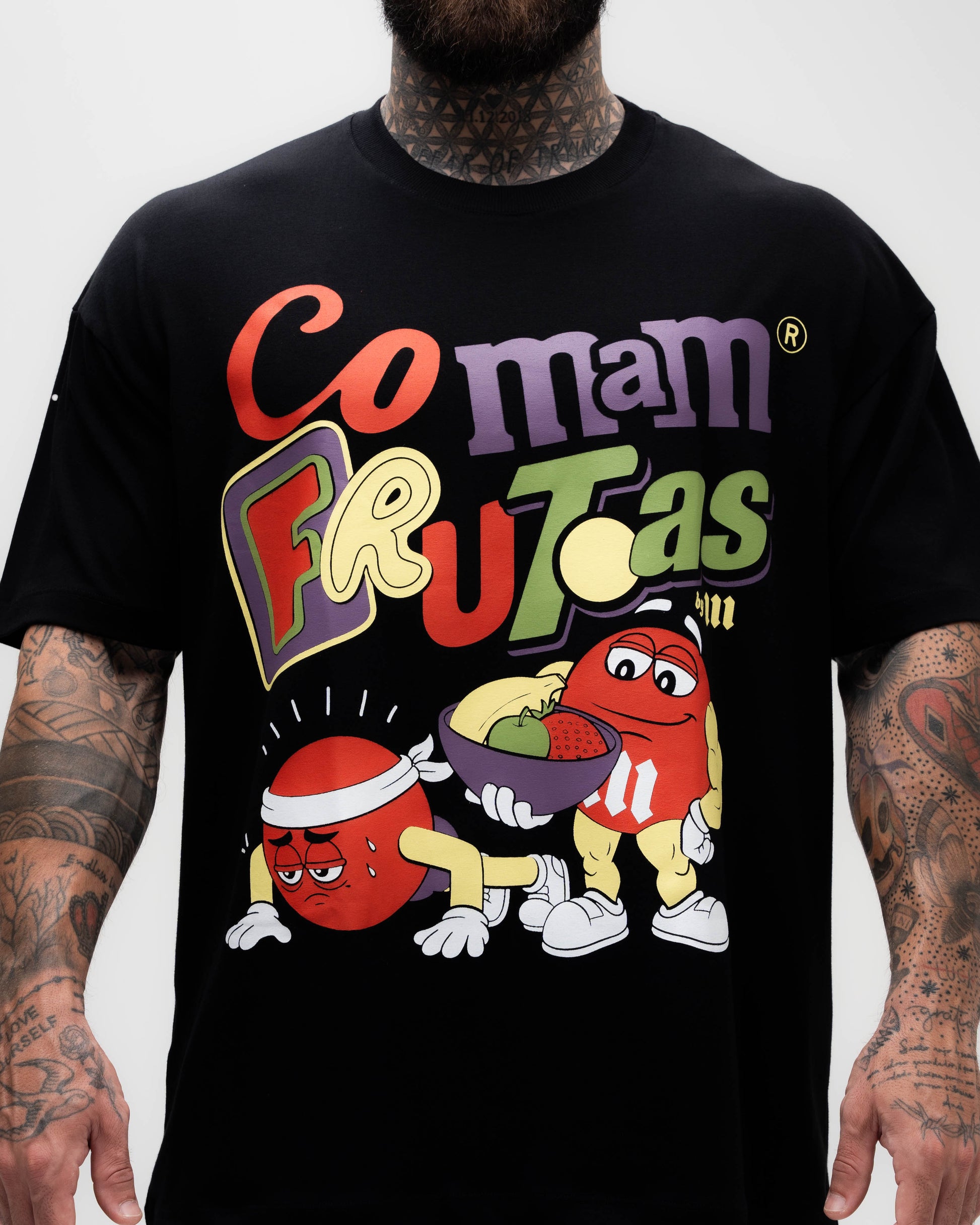 Camiseta Oversized Treino Mith MMs Preto