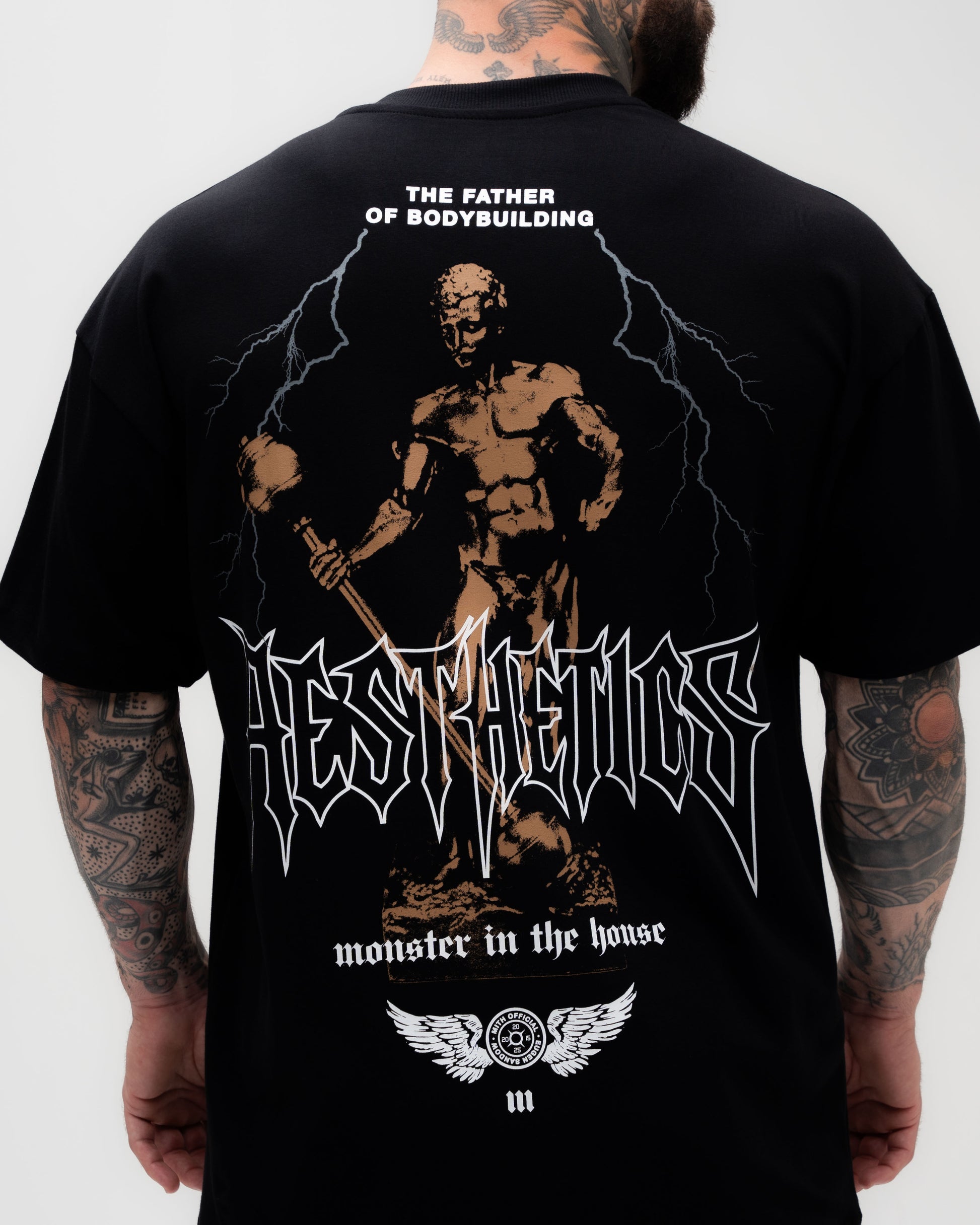 Camiseta Oversized Treino Mith Sandow Preto