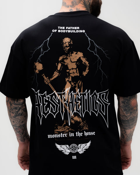 Camiseta Oversized Treino Mith Sandow Preto